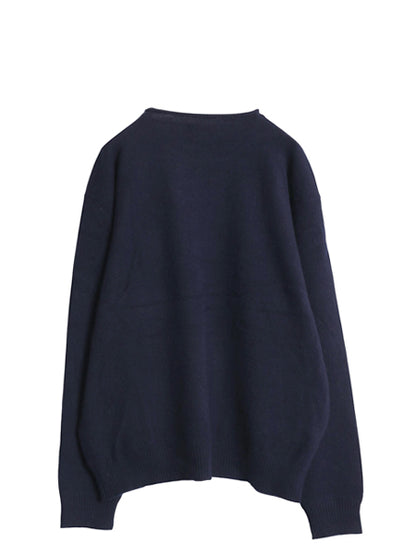 90s ポロ ラルフローレン ロールネック ニット セーター メンズ  XL 古着 オールド ラム ウール 無地 シンプル 大きいサイズ ワンポイント