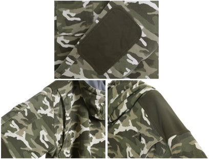 ノースフェイス 迷彩 中綿 スウェット フード パーカー ジャケット メンズ L / トレーナー フルジップ マウンテンパーカー ミリタリー 総柄