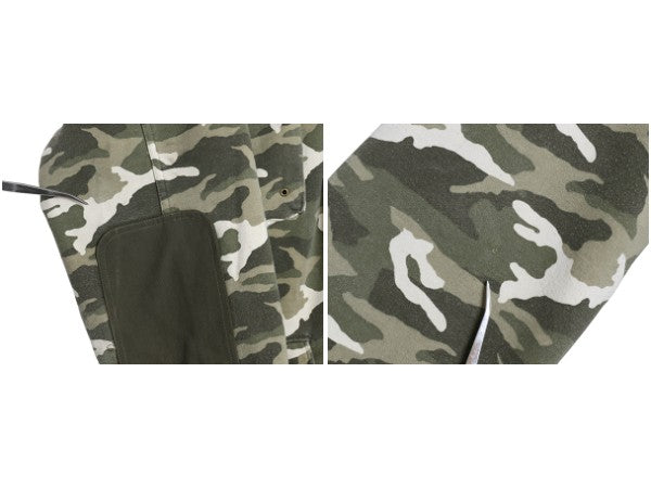 ノースフェイス 迷彩 中綿 スウェット フード パーカー ジャケット メンズ L / トレーナー フルジップ マウンテンパーカー ミリタリー 総柄