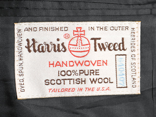 80s USA製 ハリスツイード テーラード ジャケット メンズ M 程/ ヴィンテージ ブレザー ツイード ウール トラッド カジュアル マルチカラー