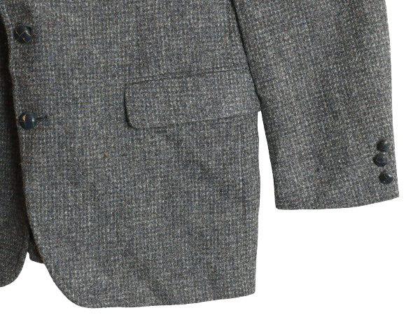 80s USA製 ハリスツイード テーラード ジャケット メンズ M 程/ ヴィンテージ ブレザー ツイード ウール トラッド カジュアル マルチカラー