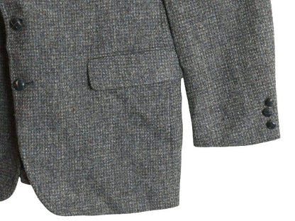 80s USA製 ハリスツイード テーラード ジャケット メンズ M 程/ ヴィンテージ ブレザー ツイード ウール トラッド カジュアル マルチカラー