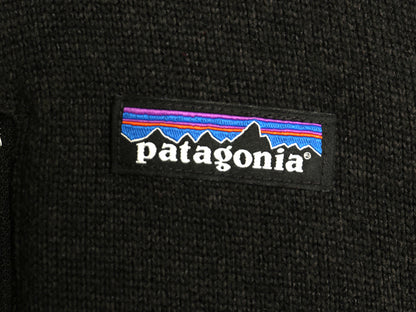 パタゴニア ベターセーター ベスト メンズ XL 程/ 18年製 フリース セーター 前開き フルジップ アウトドア 重ね着 企業 黒 大きいサイズ