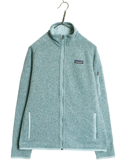 パタゴニア ベターセーター ジャケット レディース M / 古着 17年製 フリース セーター フルジップ ブルゾン ジャンパー アウトドア ブルー