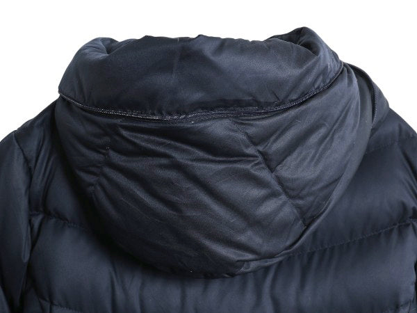 パタゴニア ダウンタウン パーカー レディース M 16年製 ロング ダウン コート ジャケット 600フィル フルジップ ジャケット ハイネック 紺