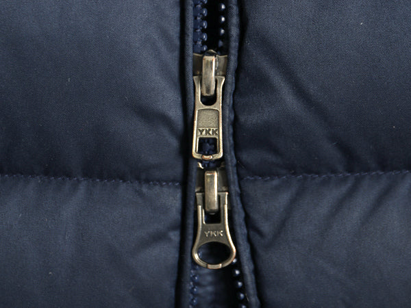 パタゴニア ダウンタウン パーカー レディース M 16年製 ロング ダウン コート ジャケット 600フィル フルジップ ジャケット ハイネック 紺