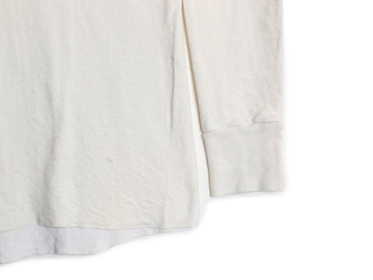 90s USA製 デュオフォールド 2レイヤー 長袖 Tシャツ メンズ M / オールド ロンT アンダーシャツ 無地 ストレッチ インナー カットソー 白