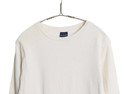 90s USA製 デュオフォールド 2レイヤー 長袖 Tシャツ メンズ M / オールド ロンT アンダーシャツ 無地 ストレッチ インナー カットソー 白