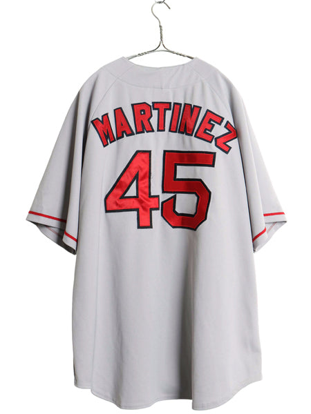レッドソックス ベースボール シャツ メンズ XXL / MLB オフィシャル マジェスティック 大リーグ ユニフォーム ゲームシャツ 大きいサイズ