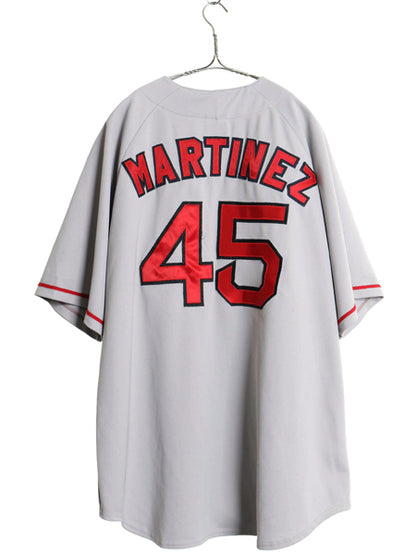 レッドソックス ベースボール シャツ メンズ XXL / MLB オフィシャル マジェスティック 大リーグ ユニフォーム ゲームシャツ 大きいサイズ