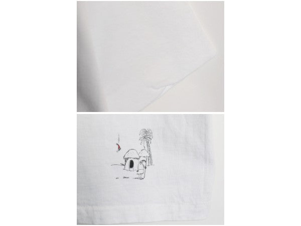 90s USA製 ジョーク イラスト プリント Tシャツ メンズ L / 古着 オールド キャラクター アート ヘビーウェイト コットン シングルステッチ