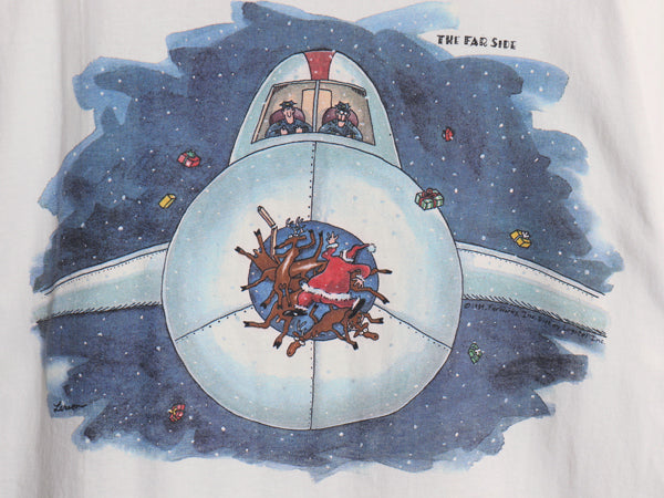 90s USA製 ジョーク イラスト プリント Tシャツ メンズ L / 古着 オールド キャラクター アート ヘビーウェイト コットン シングルステッチ