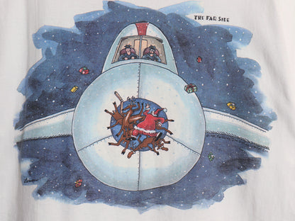 90s USA製 ジョーク イラスト プリント Tシャツ メンズ L / 古着 オールド キャラクター アート ヘビーウェイト コットン シングルステッチ