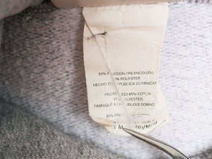 90s YALE カレッジ プリント スウェット フード パーカー メンズ M オールド ヘビーウェイト 裏起毛 トレーナー プルオーバー イエール 灰