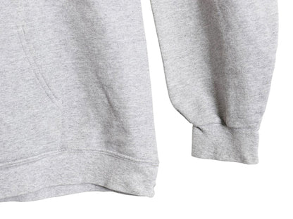 90s YALE カレッジ プリント スウェット フード パーカー メンズ M オールド ヘビーウェイト 裏起毛 トレーナー プルオーバー イエール 灰