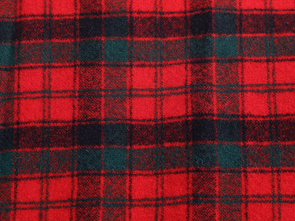 60s USA製 ペンドルトン マフラー メンズ レディース / ヴィンテージ チェック ウール ストール 防寒 フリンジ付き マルチカラー シンプル