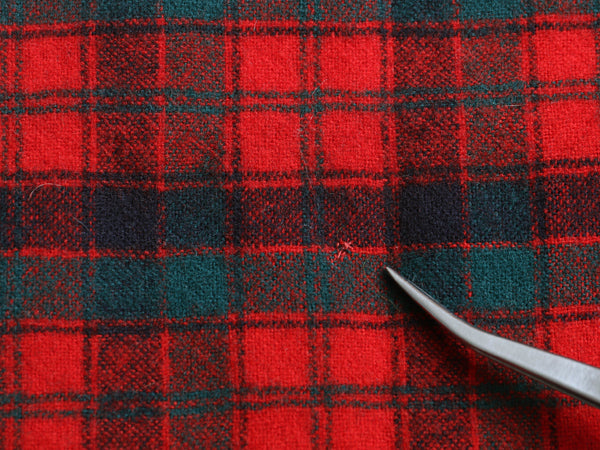 60s USA製 ペンドルトン マフラー メンズ レディース / ヴィンテージ チェック ウール ストール 防寒 フリンジ付き マルチカラー シンプル