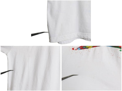 20SS USA製 シュプリーム グラフィック ペイント ロゴ プリント Tシャツ メンズ M 半袖Tシャツ アート ヘビーウェイト コットン カットソー