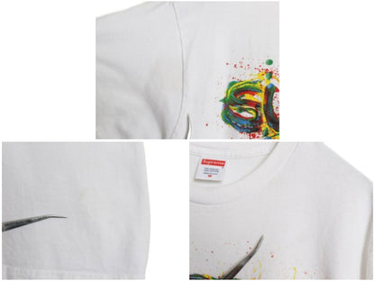 20SS USA製 シュプリーム グラフィック ペイント ロゴ プリント Tシャツ メンズ M 半袖Tシャツ アート ヘビーウェイト コットン カットソー