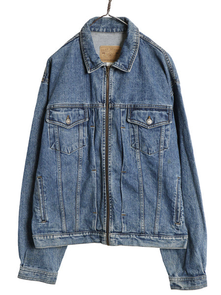 90s オールド ギャップ フルジップ デニム ジャケット メンズ XL / ジージャン トラッカー ブルゾン ジャンパー 70506 タイプ 大きいサイズ