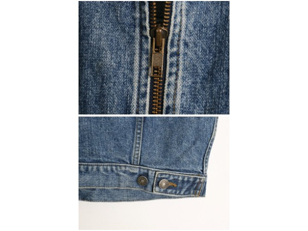 90s オールド ギャップ フルジップ デニム ジャケット メンズ XL / ジージャン トラッカー ブルゾン ジャンパー 70506 タイプ 大きいサイズ