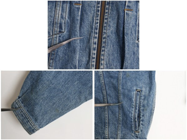 90s オールド ギャップ フルジップ デニム ジャケット メンズ XL / ジージャン トラッカー ブルゾン ジャンパー 70506 タイプ 大きいサイズ