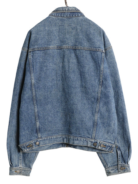 90s オールド ギャップ フルジップ デニム ジャケット メンズ XL / ジージャン トラッカー ブルゾン ジャンパー 70506 タイプ 大きいサイズ