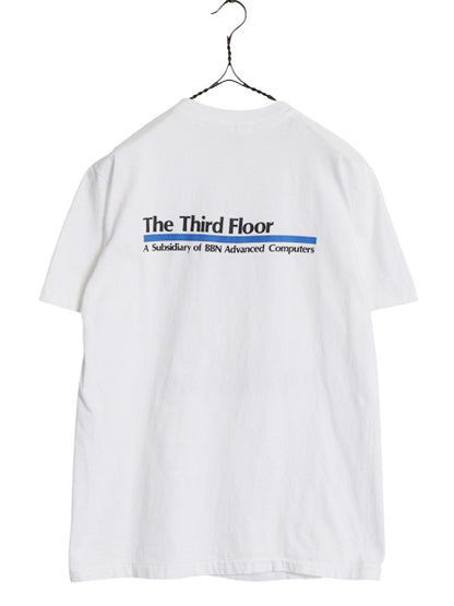 80s USA製 ★ ゴーストバスターズ パロディ イラスト プリント Tシャツ メンズ M / ヴィンテージ 企業 ムービー 映画 シングルステッチ 白