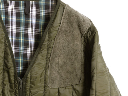 90s イギリス製 バブアー 中綿 キルティング ジャケット メンズ L / オールド ナイロン ハンティング シューティング ガンパッチ 3ワラント