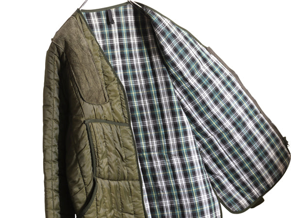 90s イギリス製 バブアー 中綿 キルティング ジャケット メンズ L / オールド ナイロン ハンティング シューティング ガンパッチ 3ワラント