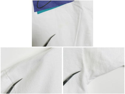 90s USA製 ★ エクセル 企業物 アート ロゴ プリント Tシャツ メンズ XL / 古着 オールド 当時物 企業物 グラフィック シングルステッチ 白
