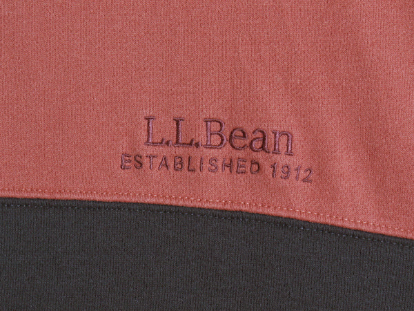 エルエルビーン ワンポイント ロゴ 刺繍 スウェット メンズ L / 古着 アウトドア トレーナー クルーネック 裏起毛 マルチカラー ゆったり