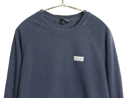 パタゴニア クルーネック スウェット レディース S 古着 20年製 アウトドア トレーナー カットソー ストレッチ ワンポイント ロンT 薄手 紺