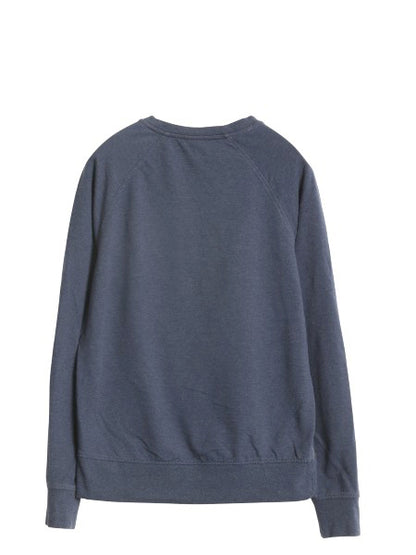 パタゴニア クルーネック スウェット レディース S 古着 20年製 アウトドア トレーナー カットソー ストレッチ ワンポイント ロンT 薄手 紺