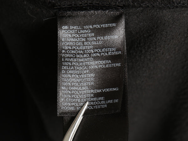 US企画 ノースフェイス フルジップ ソフトシェル ジャケット メンズ M アウトドア スムース ジャージ 素材 裏 フリース ハイネック 黒 薄手