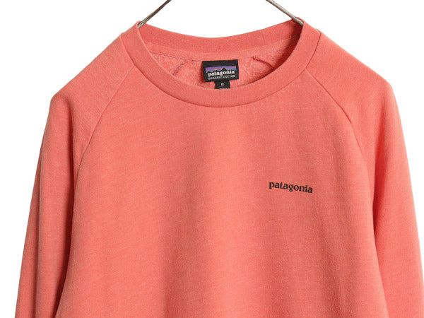 パタゴニア 両面 プリント ライトウェイト スウェット メンズ M / 18年製 アウトドア トレーナー 長袖Tシャツ ロンT バックプリント 裏起毛