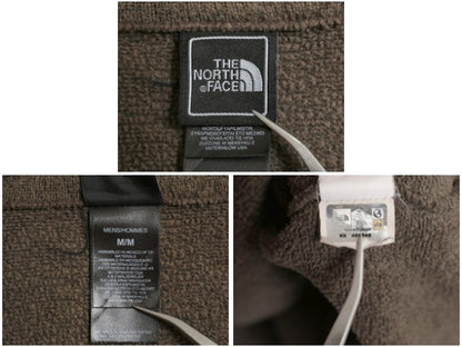 ノースフェイス セーター フリース ハーフジップ メンズ M 古着 アウトドア 裏起毛 プルオーバー ジャケット ブルゾン ハイネック ブラウン