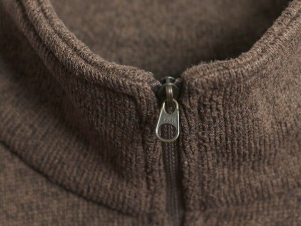 ノースフェイス セーター フリース ハーフジップ メンズ M 古着 アウトドア 裏起毛 プルオーバー ジャケット ブルゾン ハイネック ブラウン