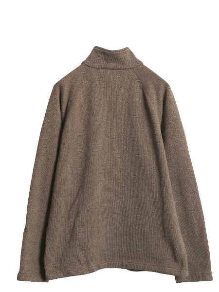 ノースフェイス セーター フリース ハーフジップ メンズ M 古着 アウトドア 裏起毛 プルオーバー ジャケット ブルゾン ハイネック ブラウン