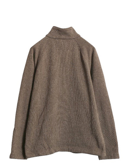 ノースフェイス セーター フリース ハーフジップ メンズ M 古着 アウトドア 裏起毛 プルオーバー ジャケット ブルゾン ハイネック ブラウン