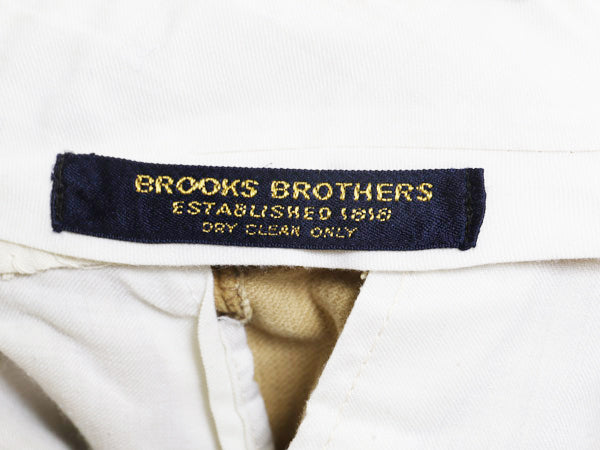 80s USA製 ブルックスブラザーズ 太畝 コーデュロイ パンツ 実寸 34 28 / ヴィンテージ ノータック スラックス ストレート ボトムス コーズ