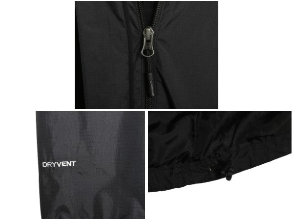 US企画 ノースフェイス マウンテンパーカー ジャケット レディース XL / 古着 DRYVENT ジャンパー ナイロン マンパ ブラック 大きいサイズ