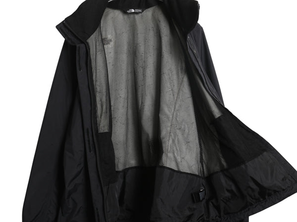 US企画 ノースフェイス マウンテンパーカー ジャケット レディース XL / 古着 DRYVENT ジャンパー ナイロン マンパ ブラック 大きいサイズ