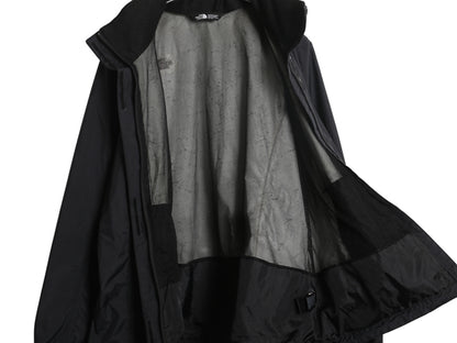 US企画 ノースフェイス マウンテンパーカー ジャケット レディース XL / 古着 DRYVENT ジャンパー ナイロン マンパ ブラック 大きいサイズ