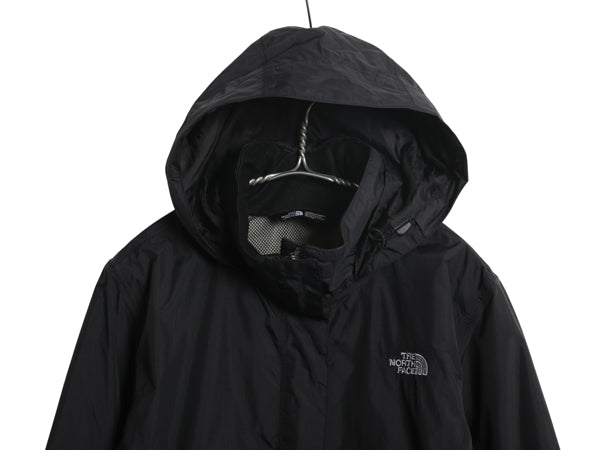 US企画 ノースフェイス マウンテンパーカー ジャケット レディース XL / 古着 DRYVENT ジャンパー ナイロン マンパ ブラック 大きいサイズ