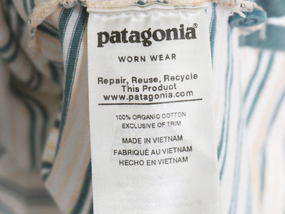 パタゴニア ボーダー 半袖 ポロシャツ メンズ L / 19年製 アウトドア 半袖シャツ スムース オーガニック コットン ストレッチ ポケット付き