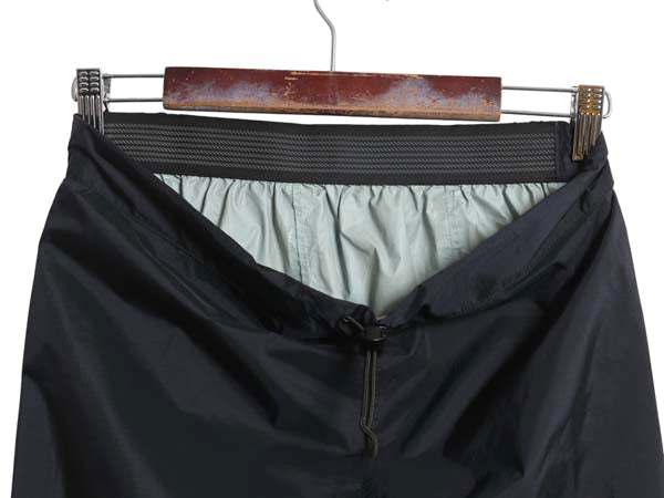 00s パタゴニア スーパーセル パンツ メンズ S 03年製 オールド アウトドア ナイロン レインパンツ オーバーパンツ ボトムス 防水 撥水 黒 