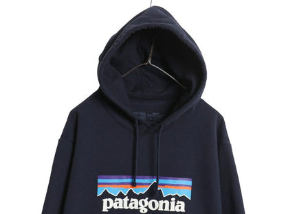 パタゴニア プリント スウェット フード パーカー メンズ XXL レディース XXXL 古着 23年製 トレーナー プルオーバー 裏起毛 大きいサイズ