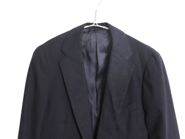 70s USA製 ポロ ラルフローレン テーラード ジャケット メンズ S 程/ ヴィンテージ スーツ ブレザー サマー ウール 紺ブレ 素材 きれいめ