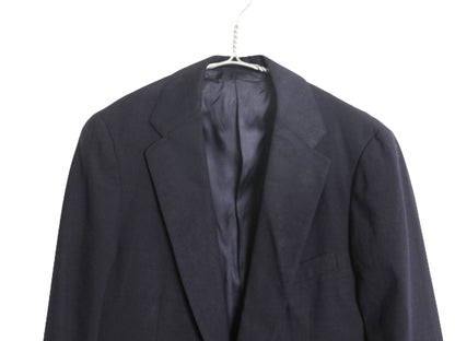 70s USA製 ポロ ラルフローレン テーラード ジャケット メンズ S 程/ ヴィンテージ スーツ ブレザー サマー ウール 紺ブレ 素材 きれいめ